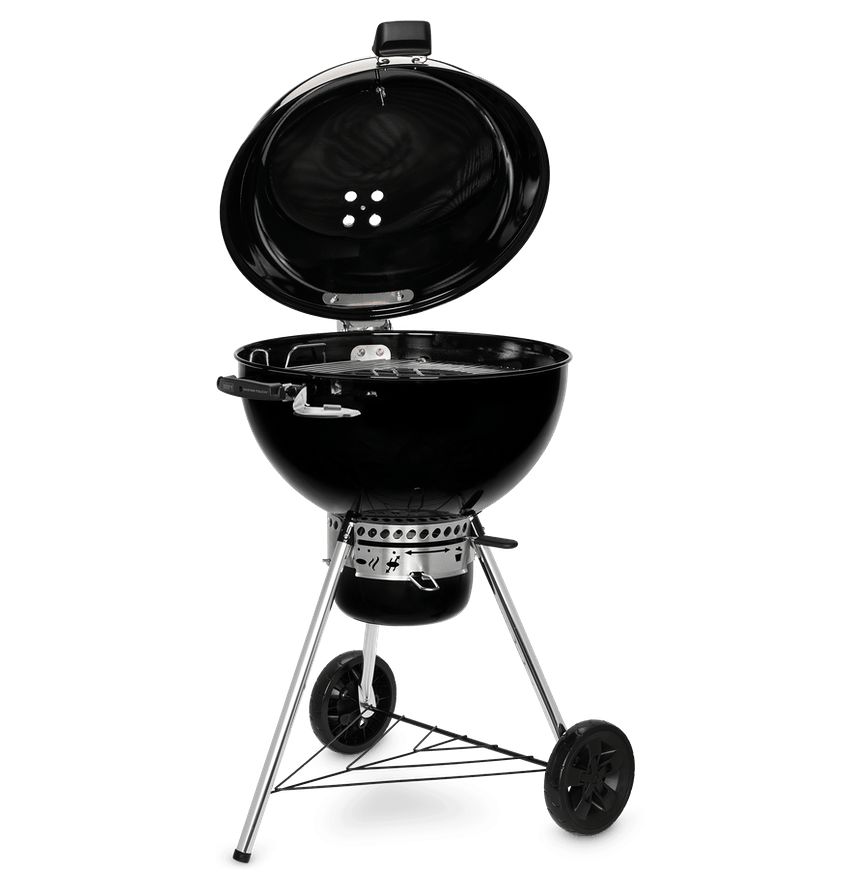 Il barbecue a carbone WEBER Master‑Touch GBS Premium E-5775 ha un raccogli cenere ad alta capacità in alluminio, rimovibile