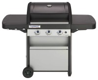 Barbecue a gas CAMPINGAZ 3 Series L, con 3 bruciatori da 9,6 kW ad accensione piezoelettrica e sistema di pulizia InstaClean